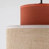 Pakabinamas šviestuvas Tkkrywult Lampa wisząca DUO JUTA BROWN 3139 TK Lighting