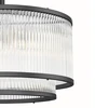 Pakabinamas šviestuvas Lampa wisząca Zumaline Zuma Line Sergio C0528-05H-P7AC plafon lampa sufitowa 5x60W E14 juoda/transparentny