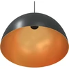 Pakabinamas šviestuvas Pakabinami šviestuvai, 2 vnt., reguliuojamo aukščio, E27, juodi, Ø 30 cm, metaliniai