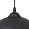 Pakabinamas šviestuvas Pakabinami šviestuvai, 2 vnt., reguliuojamo aukščio, E27, juodi, Ø 30 cm, metaliniai