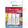 AgfaPhoto USB 3.0 Gen 1 32GB Color Mix MP3