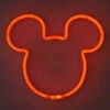 PALADONE Disney Mikio Peliuko neoninis sieninis šviestuvas (21,8 cm)