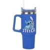 Paladone ABYstyle DISNEY Classics Stitch Mėlyna Sandarus Puodelis su Šiaudeliu | 900 ml