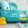 Pampers Šlapios servetėlės Fresh Clean 20 vnt. 80 servetėlių = 1600 vnt.