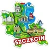 Pan Dragon Man patinka Lenkija Ščecino magnetas ILP-MAG-C-SZCZ-36