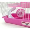 Panama Pet graužikų narvas 27x20,5x25,5 cm baltas/rožinis