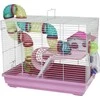 Panama Pet graužikų narvas 47x30x37 cm baltas/rožinis
