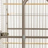 Panama Pet Panamos paukščių voljeras, smėlio spalvos, ant ratukų, matmenys: 121,2 x 88,2 x 168,5 cm