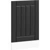 indaplovės skydelis Lucca Juodas Engineered Wood