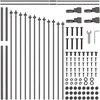 Sodo tvora 7 pcs Pilka 170 x 140 cm