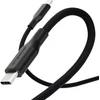 Panzer Glass Kabelis USB PanzerGlass USB-C - USB-C 2 m Juodas (EM32448)