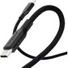 Panzer Glass Kabelis USB PanzerGlass USB-C - USB-C 1.2 m Juodas (EM92155)