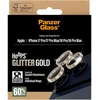 Panzer Glass Grūdintas stiklas na objektyvas PanzerGlass Hoops Glitter do iPhone 17 Pro / 17 Pro Max / 16 Pro / 16 Pro Max auksinė