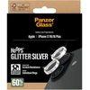 Panzer Glass Grūdintas stiklas na objektyvas PanzerGlass Hoops Glitter do iPhone 17 / 16 / 16 Plus sidabrinė