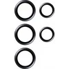 Panzer Glass Apsauginis stiklas 5D Samsung Galaxy S24 Ultra PanzerGlass Hoops kameros apsauga Hoop Optic Rings 1209 juodos spalvos