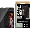„Panzer Glass SAFE.“ – ekrano apsauga nuo privatumo – „iPhone 16e“, 14, 13, 13 Pro – itin platus pritaikymas