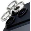 Panzer Glass PanzerGlass® Hoops® Kamera Objektyvo Apsauga Blizganti Sidabrinė iPhone 17 Pro | iPhone 17 Pro Max | iPhone 16 Pro | 16 Pro Max