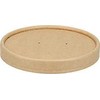 Multi Paplåg Verive Ø 96 mm do kubka soup-to-go papier/PLA ruda 25 stk/ps - (25 stk.)