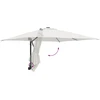 Sodo skėtis 248,5 x 247,5 x 160 cm Poliesteris ir plienas