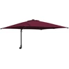 Sodo skėtis Bordo raudona 248,5 x 247,5 x 160 cm