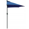 Sodo skėtis 294 x 150 x 223 cm Poliesteris ir plienas Azurblau