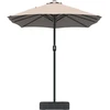 Sodo skėtis 385 x 209 x 244 cm Poliesteris Tortora