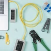 Qoltec modulinis įrankis Ethernet kabelių 8P 6P 4P pjovimui ir užspaudimui