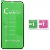 OEM 5D visiškai klijuojamas keraminis stiklas - skirtas iPhone 16 Pro Max / 17 Pro Max juodas