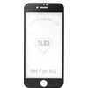 OEM 5D visiškai klijuojamas grūdintas stiklas - iPhone XR / 11 (MATINIS) juodas