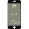 OEM 5D visiškai klijuojamas grūdintas stiklas - iPhone 7 / 8 4,7" (privatumo apsauga) juodas