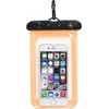 Oem Atsparus vandeniui bag for mobile phone with plastikas closing oranžinis