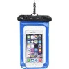 Oem Atsparus vandeniui bag for mobile phone with plastikas closing mėlynas