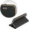 Dėklas Oem Flip case for Huawei Mate 20 LITE Luna Book Gold juodas