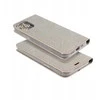 Dėklas Oem Flip case for iPhone 16e (SE 4 2025) Luna Book Gold sidabrinis