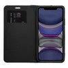 Dėklas Oem Flip case for iPhone 16e (SE 4 2025) Luna Book Carbon juodas