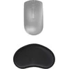 Oem Ergonomic wrist pad 130 x 78 x 25 mm juodas