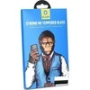 „Blueo 5D Mr. Monkey Glass“ – „Apple iPhone 7/8 baltas“ (stiprus HD)