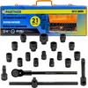 Partner Tool Set Impact Tool Set 3/4" 21 vnt. (12 taškų) (17-50mm)