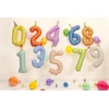 Party Deco PartyDeco Balon fol.Cyfra 3 86cm nieb.FB411T-3 36313