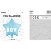 Party Deco Tai berniukas folijos balionas kūdikių dušo žvaigždė mėlyna 48cm