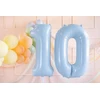 Party Deco Balionas folinis skaičius 1 melsvas 72cm