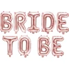 Party Deco Foliniai balionai "BRIDE TO BE" rausvi 340*35cm