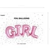Party Deco PartyDeco Folinis balionas "Girl"