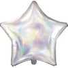 Party Deco PartyDeco Folinis balionas Žvaigždė, mirguliuojanti 48 cm