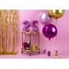 Party Deco Folinis balionas "Kamuolys" 40cm rožinis