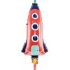 Party Deco PartyDeco Folinis balionas "Raketa"