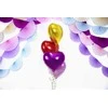 Party Deco PartyDeco Folinis balionas "Širdelė" 45cm raudonas