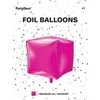 Party Deco Folinis balionas Cubic 35*35*35cm rausvas