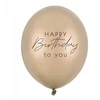 Party Deco PartyDeco Balony 30 Happy B-day Metallic Cold Gold A6 99463