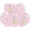 Party Deco Balionai "Drambliukas" rožiniai 30cm 6 vnt